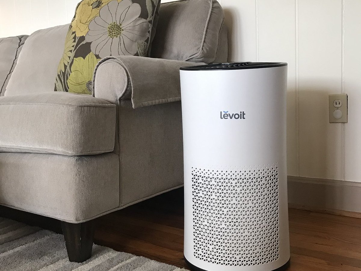 Luftreiniger im Wohnzimmer